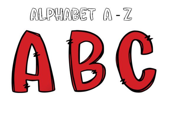 Back to School Alphabet Doodle Png 4: Creative Design Solutions