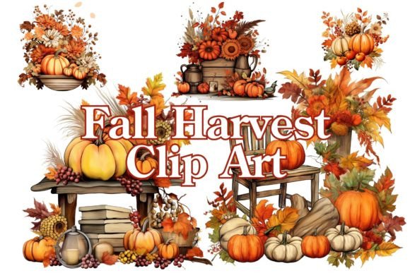 Embrace Autumn: Unlocking the Potential of Fall Harvest Clip Art Collection 3