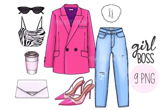 Girl Boss Bundle: Elevate Your Brand with Boss Lady Clipart