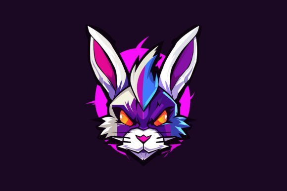 Rabbit Mascot Logo Vector: A Modern Design Asset