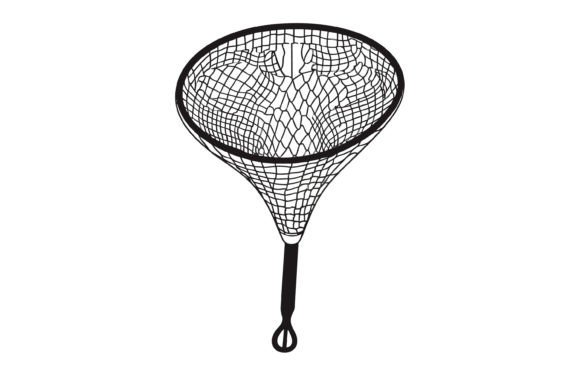 River Fishing Net Vector: A Fresh Take on a Timeless Theme
