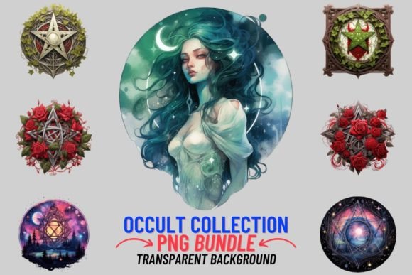 Unlocking the Ethereal: The Watercolor Occult Collection Sublimation